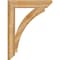 Ekena Millwork Thorton Slat Rough Sawn Bracket, Western Red Cedar, 6"W x 36"D x 48"H BKT06X36X48THR06RWR - alternate 4